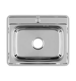 Мойка, нержавеющая сталь, полированная, 530*430, Basic, IDDIS, BAS53P0i77