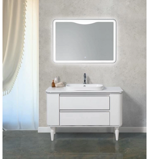 RADICE База напольная с двумя выкатными ящиками RADICE1000-2A/2C-710-BL Bianco Lucido, 1000x550x710