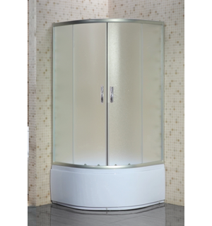 Душевое ограждение CS-8010S 80*80*195 выс.поддон 40 см, стекло 4 мм Loranto