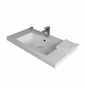 Раковина из искусств. мрамора 800x460x145 Stile Moderno LUCE BB800AB
