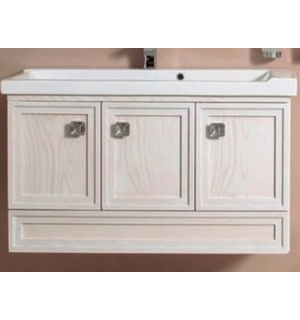 Тумба подвесная с 1 выдвижным ящиком и 3 дверцами TREND TR101/02B.05, 100x45x57, Frassinato