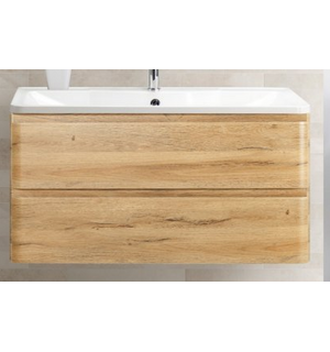 База под раковину, Rovere Rustico, 1000x455x500, ALBANO-1000-2C-SO-RR