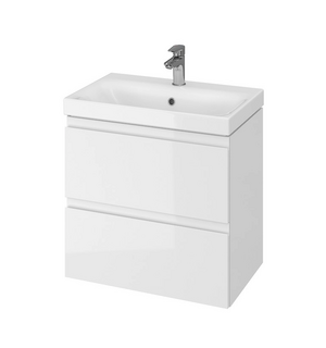 Тумба подвесная для раковины 60 MODUO SLIM, SB-SZ-MOD-MO60Sl/Wh