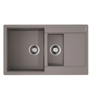 Мойка Daisen 86-2-GR Artgranit/leningrad grey/4993475