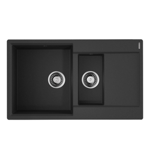 Мойка Daisen 86-2-BL Artgranit/черный/4993477