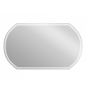 Зеркало LED 090 design 120x70 с подсветкой с антизапотеванием овальное, LU-LED090*120-d-Os