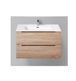 База под раковину подвесная, ETNA Rovere Bianco, 900x455x500, ETNA-900-2C-SO-WO-P