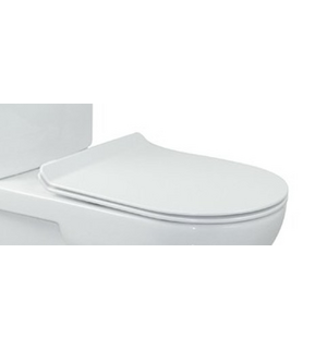 Сиденье дюропласт, RICCO BB275SC, soft close, металлическое крепление