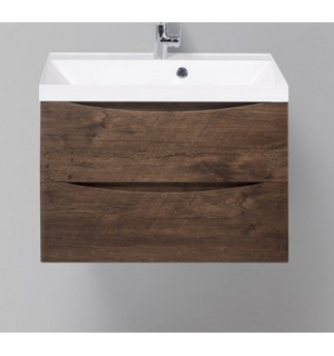 База под раковину подвесная, MARINO Rovere Moro, 750x450x500, MARINO-750-2C-SO-RW-P