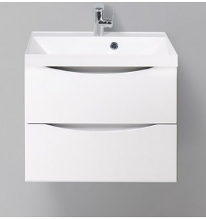 MARINO База под раковину подвесная, Bianco Lucido, 700x450x500, MARINO-700-2C-SO-BL-P