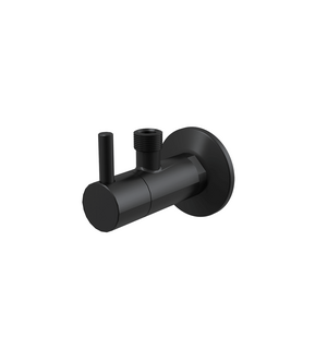 Угловой вентиль с фильтром 1/2"×3/8", черный-мат ARV001-BLACK