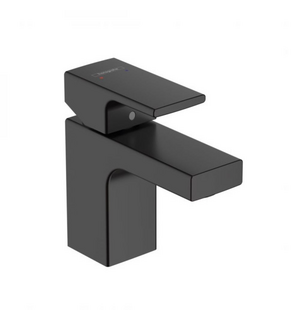 Смеситель Vernis Shape для раковины 70, слив.гарн, мат. черн., 71560670