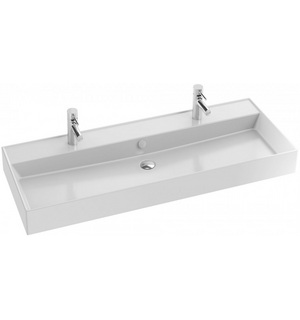 Керамическая раковина 120х46 см, белая, EXBK112-00