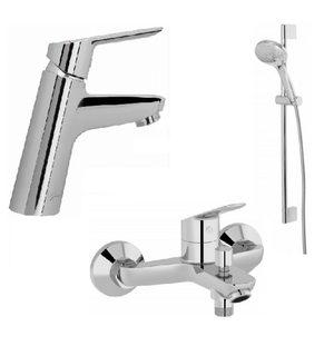 Комплект смесителей для ванны Lucien, хром (E20849+E20848+E32907-CP), E20850RU-CP