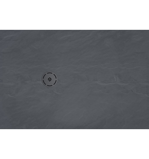 Прямоугольный душевой поддон 120x80х3 см, серый сланец, E67013-NAD