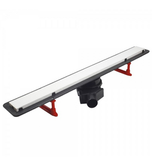 Душевой лоток Confluo Premium White Glass Line 650, 13000283