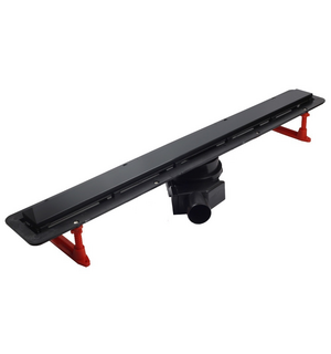 Душевой лоток Confluo Frameless Line 750 Black Matte, 13701321