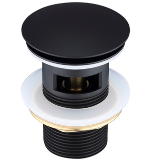 Донный клапан с переливом WBT-122-Bblack