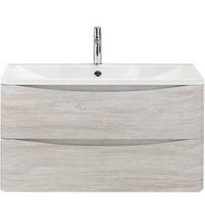 Тумба под раковину подвесная с двумя  ящиками ACQUA Rovere Vintage Bianco 900x450x500 BelBagno