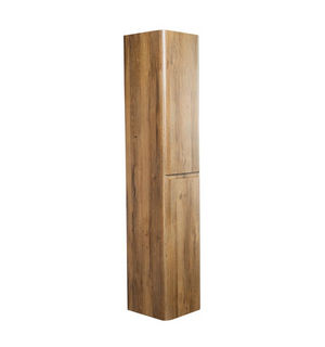 Шкаф подвесной с двумя дверцами с доводчиками двумя полками ALBANO Rovere Rustico 320x320x1600