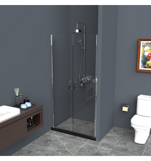 Душевая дверь в нишу UNO-B-2-120-C-Cr BelBagno
