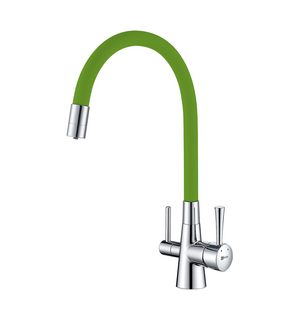 Смеситель для кухни с подключением к фильтру с питьевой водой Comfort LM3075C-Green Lemark