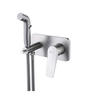 Смеситель с гигиеническим душем, встраиваемый Bronx LM3720GM Lemark