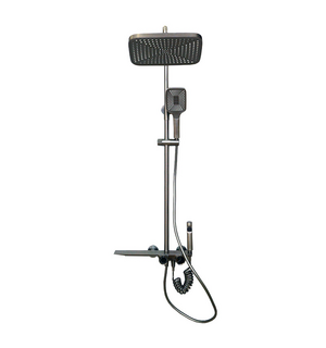 Душевая система P01-001, графит Bergerplast