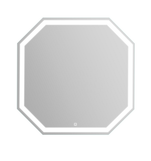Зеркало с подсветкой и сенсорным выключателем 80x80 SPC-OTT-800-800-LED-TCH BelBagno