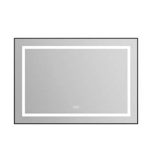 Зеркало в раме с подсветкой, сенсором и подогревом SPC-KRAFT-985-685-TCH-WARM-NERO BelBagno