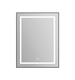 Зеркало в раме с подсветкой с сенсором и подогревом SPC-KRAFT-685-885-TCH-WARM-NERO BelBagno