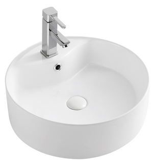 Раковина накладная 460х170 белая AZ-3018 SP Azario