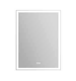 Зеркало с подсветкой, сенсорным выключателем, подогревом 60x80 SPC-GRT-600-800-LED-TCH-WARM BelBagno