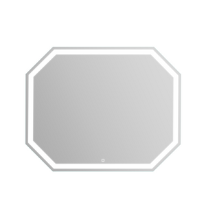 Зеркало с подсветкой и сенсорным выключателем 100x80 SPC-OTT-1000-800-LED-TCH BelBagno