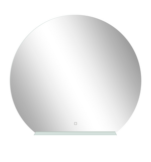 Зеркало с подсветкой и сенсорным выключателем с полкой 90х90 SPC-RNG-900-LED-TCH-MENS BelBagno