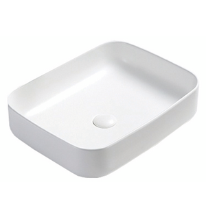 Раковина накладная 500х390х130 белая матовая AZ-78109-MW Azario