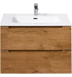 Тумба под раковину подвесная с двумя выкатными ящиками ETNA 39 Rovere Nature 700x390x500 BelBagno