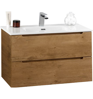 Тумба под раковину подвесная с двумя выкатными ящиками ETNA 39 Rovere Nature 800x390x500 BelBagno