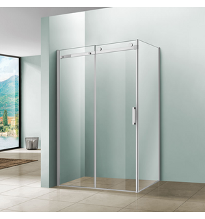Душевой уголок Como VSR-1C9015CL, 1500*900, хром, стекло прозрачное Vincea