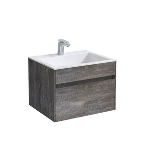 База под раковину Chiara 600 подвесная, 1 выкатной ящик soft-close, G.Stone VMC-2C600GS Vincea