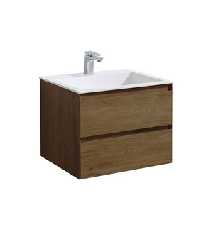 База под раковину Luka 600 подвесная, 2 выкатных ящика soft-close, T.Oak VMC-2L600TO Vincea