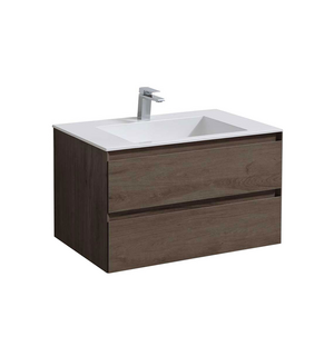 База под раковину Luka 800 подвесная, 2 выкатных ящика soft-close, R.Oak VMC-2L800RO Vincea