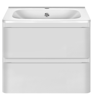 База под раковину Vico 600 подвесная, 2 выкатных ящика soft close, G.White VMC-2V600GW Vincea