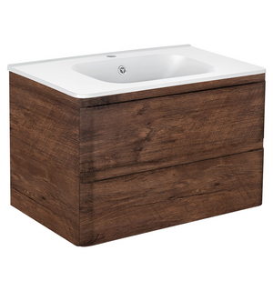 База под раковину Vico 800 подвесная, 2 выкатных ящика soft close, R.Wood VMC-2V800RW Vincea