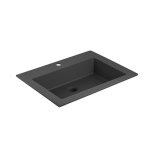 Раковина из кварца, цвет черный VCB-13600B Vincea