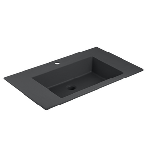Раковина из кварца, цвет черный VCB-13800B Vincea