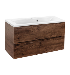 База под раковину Mia 900 подвесная, 2 выкатных ящика soft close, R.Wood VMC-2MA900RW Vincea