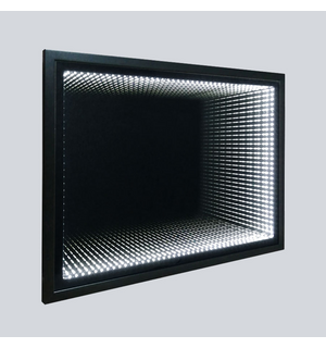 Зеркало LED 800x600 c выключателем-датчиком на движение, черное VLM-2M800B Vincea