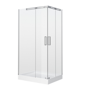 Душ.ограждение GR-3110L Galaxy 110*80*190 прямоугольник, двери раздвижные  GROSSMAN