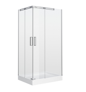Душ.ограждение GR-3120R Galaxy 120*80*190 прямоугольник, двери раздвижные  GROSSMAN